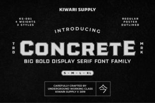 A Modern Editorial Mood: Using Concrete as a Display Typeface
