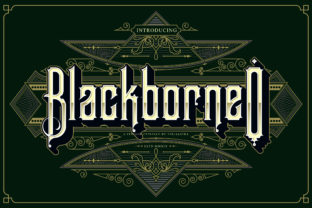 BlackBorneo: A Bold Display Font for Business Branding