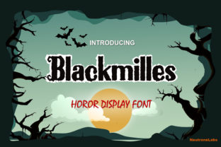 Blackmilles: A Spooky Font for Makers and Creative Product Design