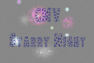 CMV Starry Night: A Cute Display Font for Editorial Accents