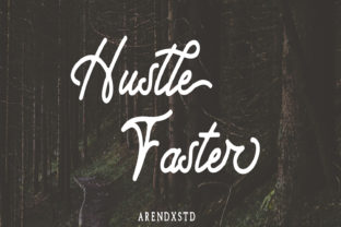 Finding a Editorial Voice with Hustle Faster Font