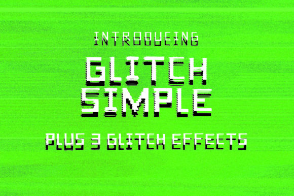 Finding Editorial Character with the Glitch Simple Font