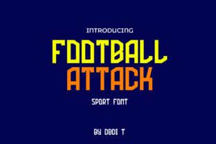 Football Attack: A Display Font with a Commanding Presence