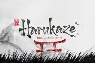 Harukaze: A Bold Display Font for Modern Digital Branding