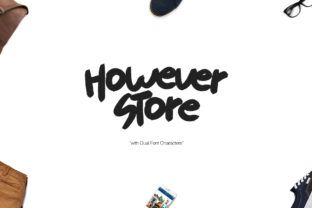 However Store: A Display Font for Digital Branding