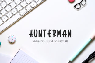 Hunterman Font: The Campaign Designer's Tool for Playful Promotions