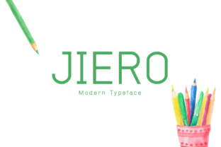 Jiero: The Modern Display Font for Editorial Identity