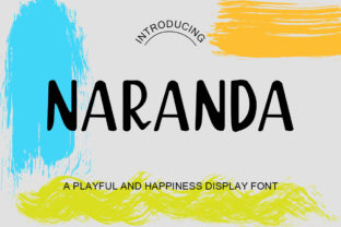 Naranda: A Display Font Built for Digital Energy