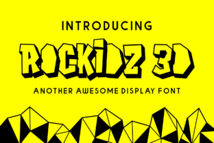 Rockidz 3D: A Strategic Font for Modern Marketing Design