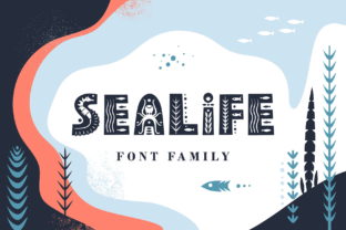 Sealife Family: A Playful Display Font for Editorial Personality