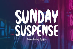 Sunday Suspense: A Versatile Display Font for Authentic Branding