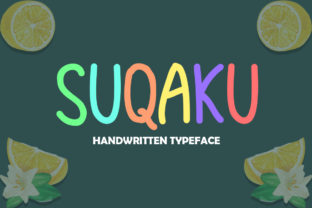 Suqaku: A Playful Display Font for Digital Branding