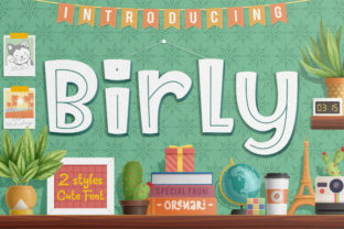 The Birly Font Brings Whimsy to Your Handmade Products